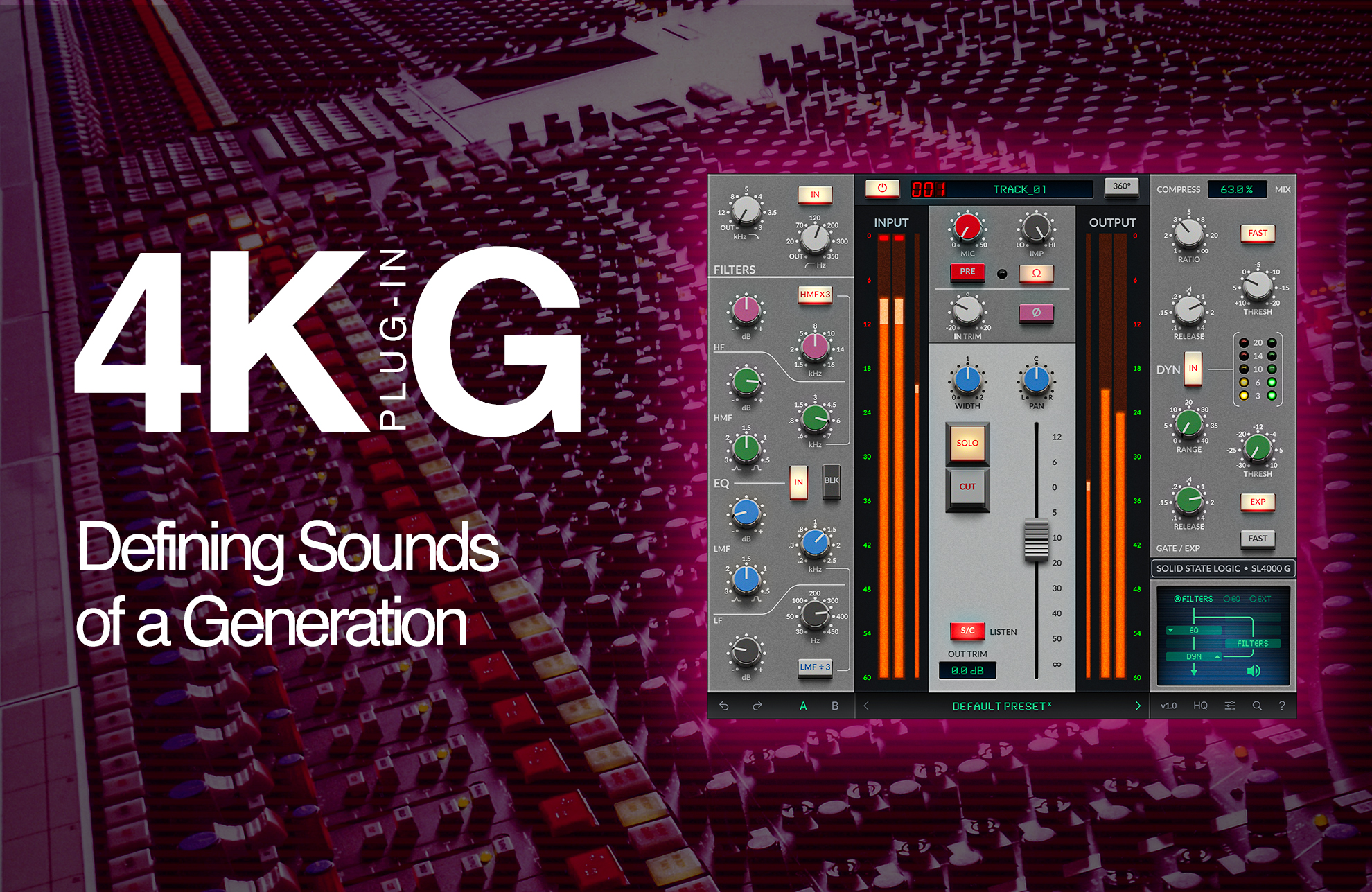 あのSSL実機でMIXできる✅️SL4000 アウトボード The Sound of a Generation: Solid State Logic Immortalises
